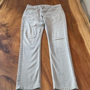 Joe's Jeans Men's Light Gray Slim Straight Jeans